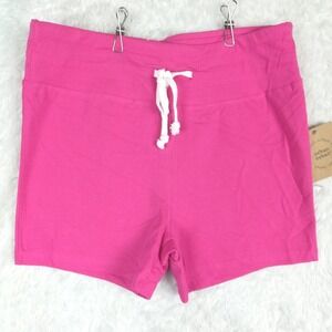 Urban‎ Rebel Womens Shorts Biking Casual Pink Athletic Lounge Stretch XL New